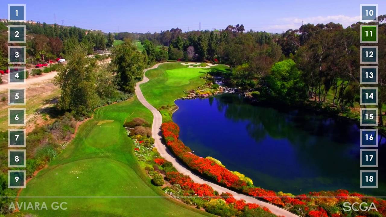 SCGA Flyover - Aviara Golf Club - Carlsbad, CA