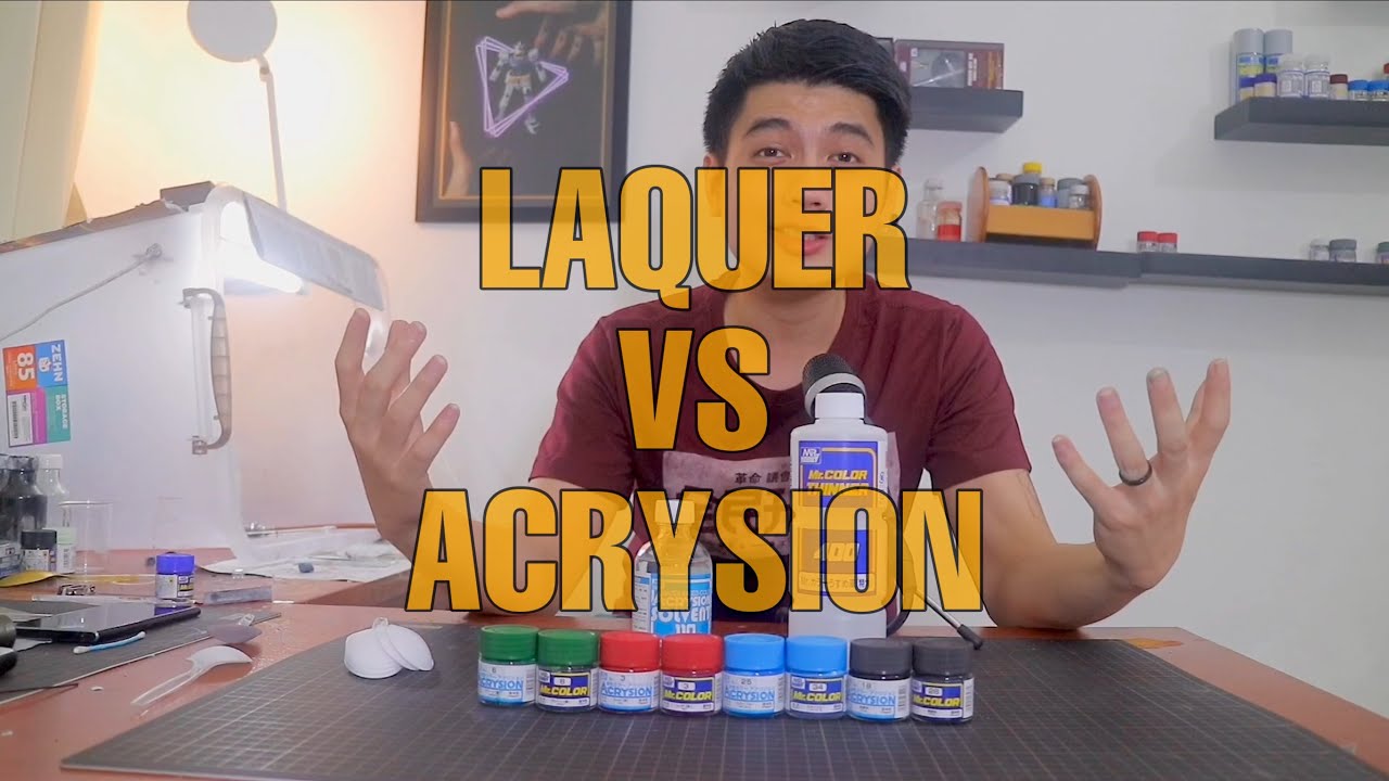 Cat Laquer atau Acrylic untuk Gunpla Kalian?!