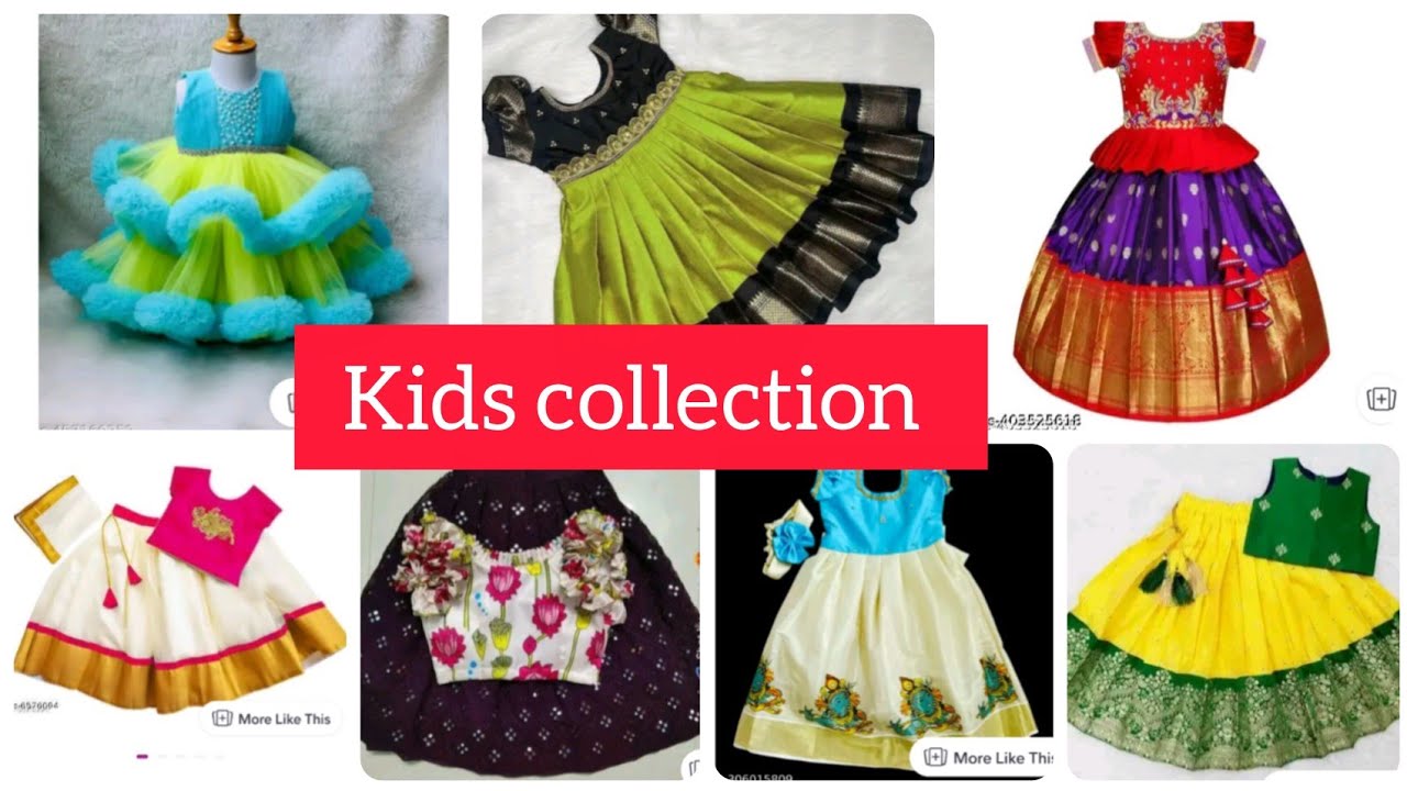 Meesho Kids pattupavadi collection ||meesho pattulanga collection|| ||kids ethnic wear||