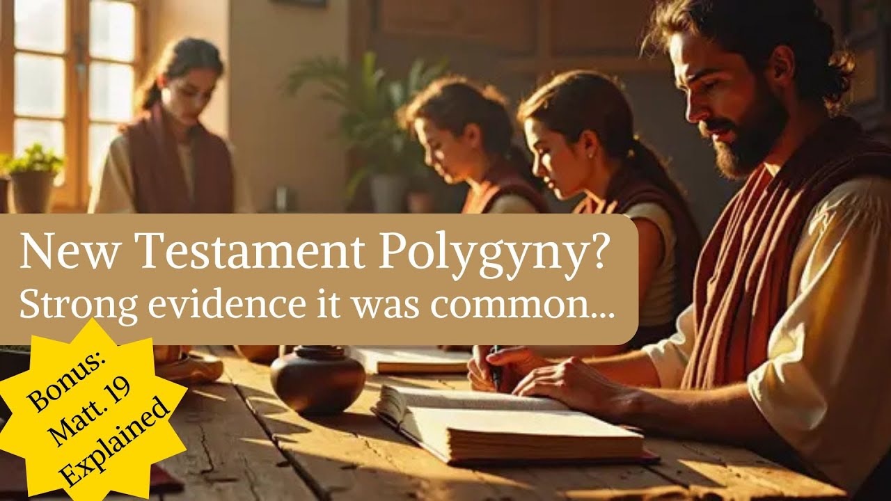 Polygyny in New Testament times? More than you think! [Bonus!! Matt. 19 Explained]
