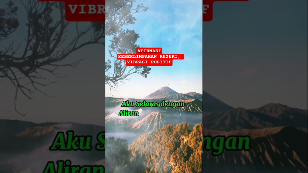 AFIRMASI KEBERLIMPAHAN REZEKI, MAGNET UANG,VIBRASI POSITIF. Dengarkan setiap hari #rahasiarezeki