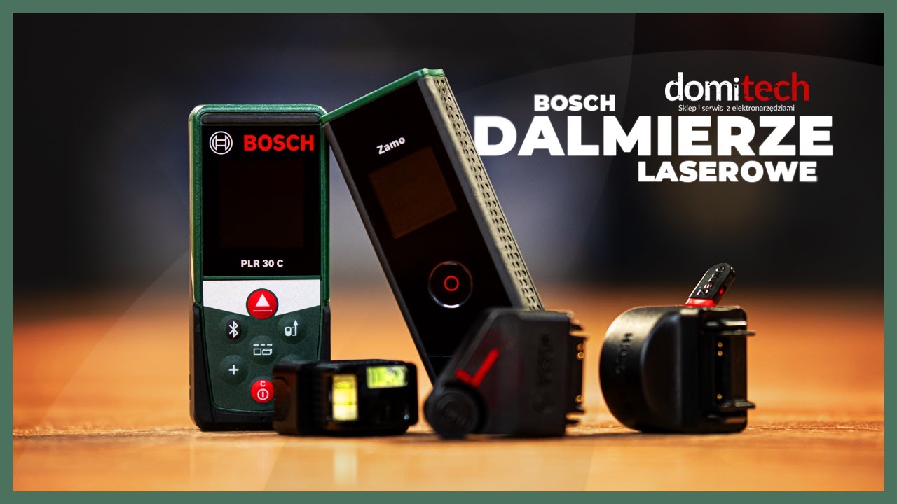 Dalmierze laserowe Bosch w ofercie Domitech.pl | Zamo SET vs PLR 30 C