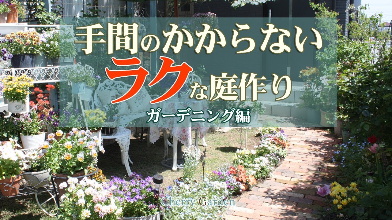 【手間のかからない庭】手入れがラクな植物でおしゃれな庭を作る方法