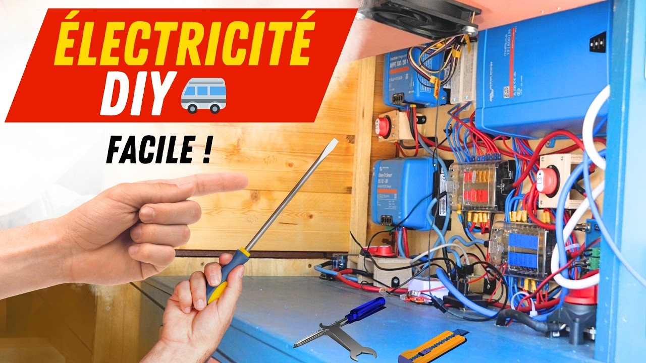 Construis Toi-Même le Réseau Électrique de ton Van (tuto débutants)