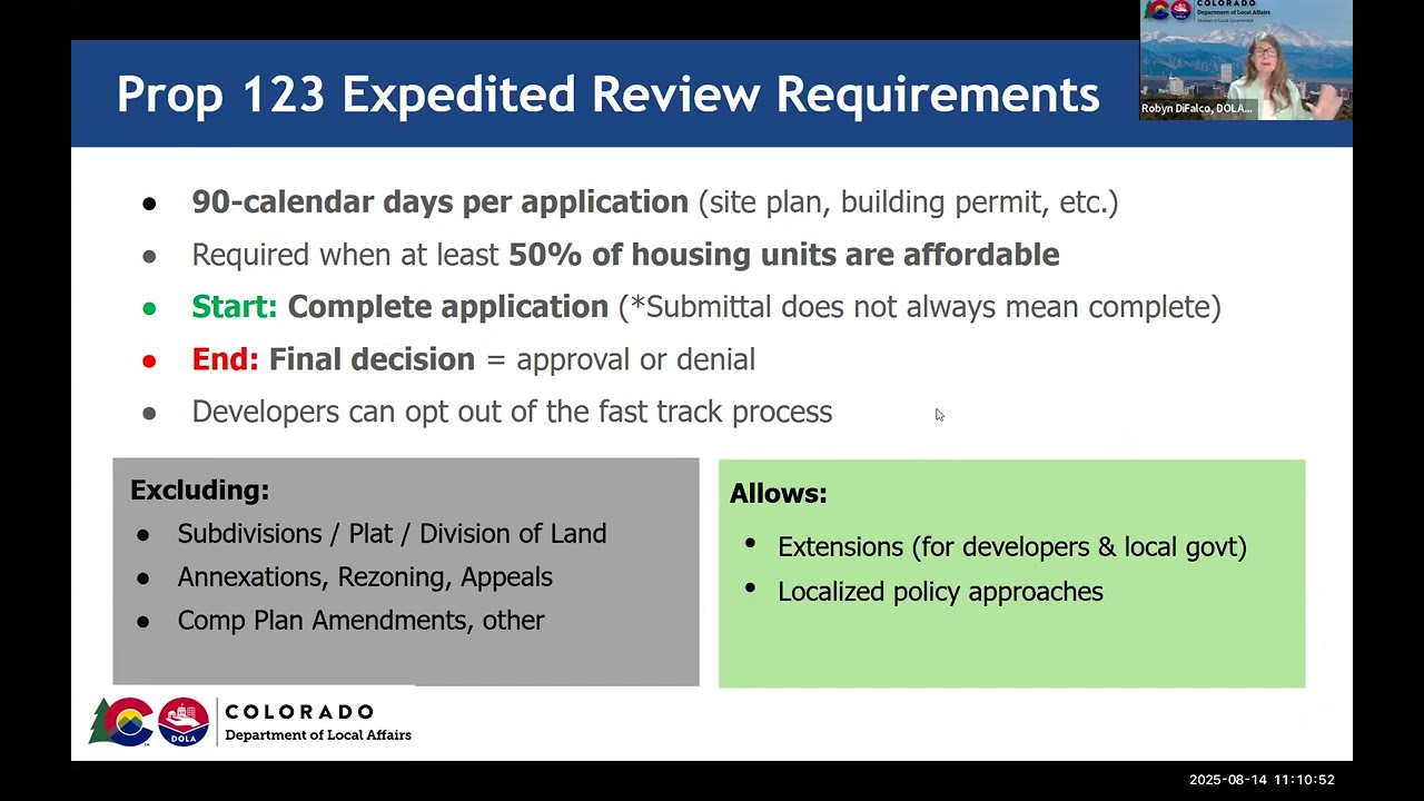 Proposition 123 Local Planning Capacity Grant Program Information Webinar - August 14, 2025