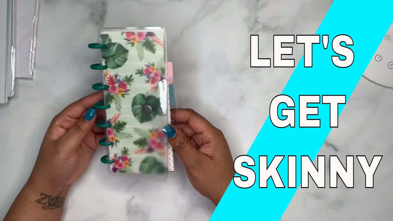 DIY FAUX SKINNY MINI SETUP | HAPPY PLANNER SKINNY MINI | HAPPY NOTES