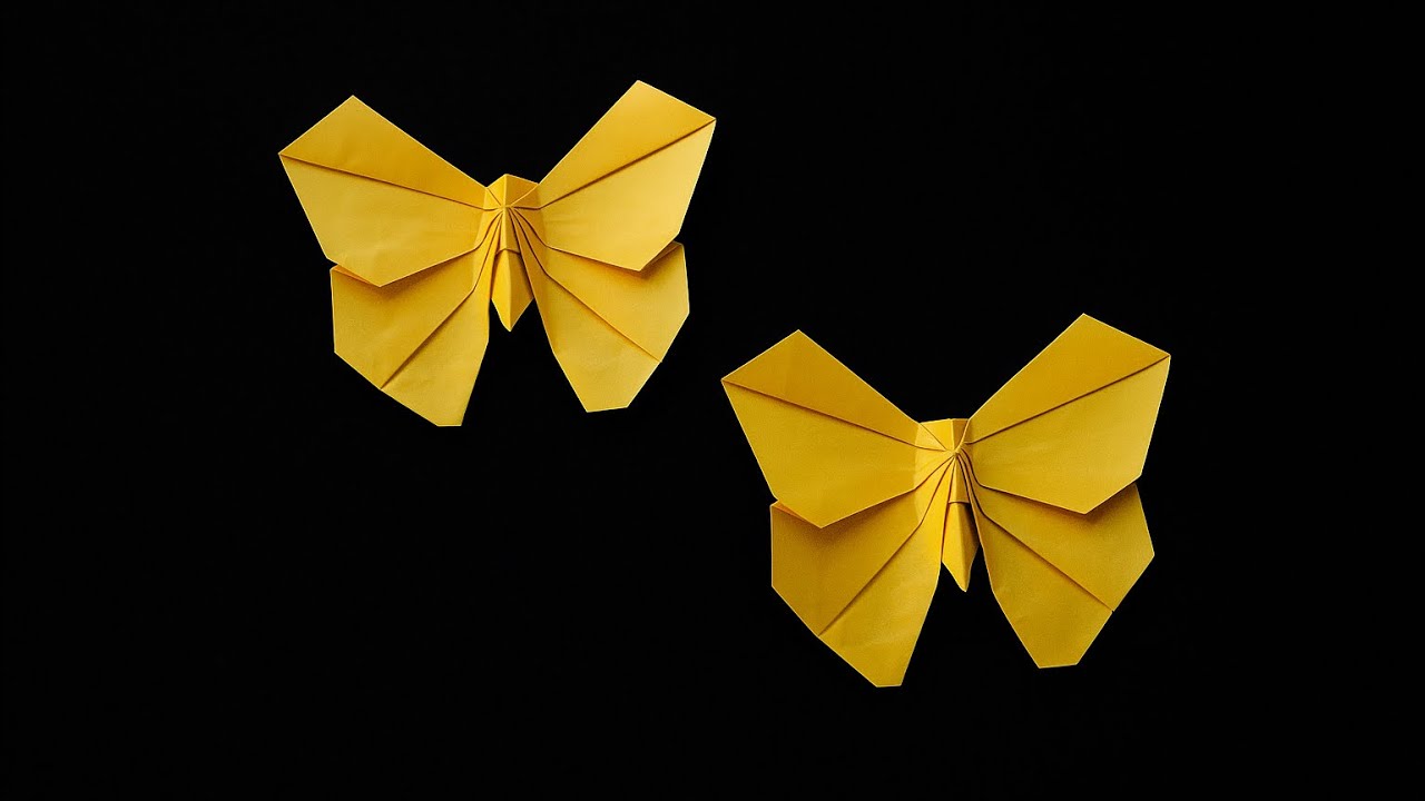 COMO FAZER UM ORIGAMI BORBOLETA DE PAPEL - TUTORIAL