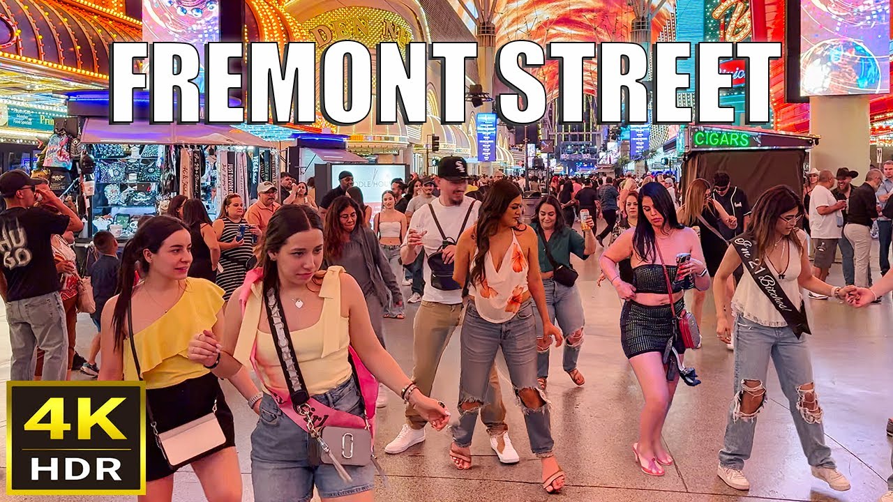 Fremont Street Las Vegas Midnight Walk - May 2025 - Downtown Las Vegas, Nevada