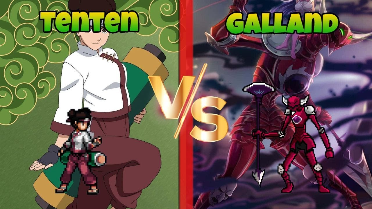 Jump Force MUGEN Tenten vs Galland