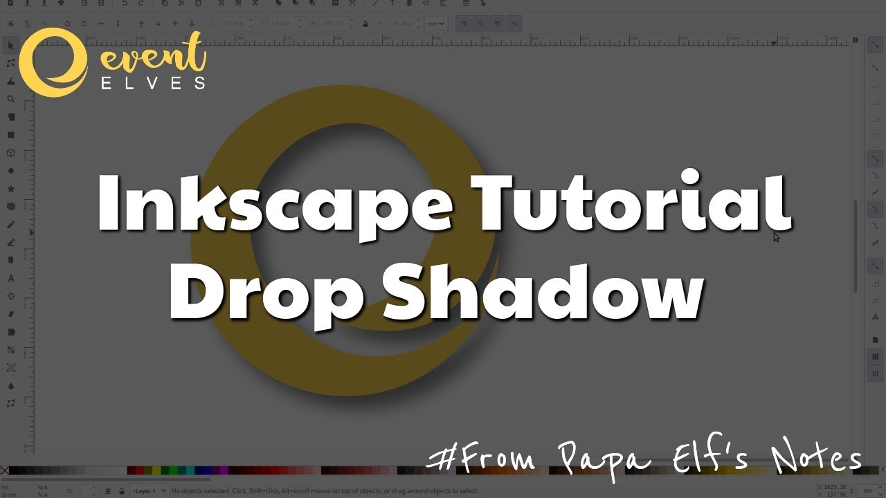 Inkscape Tutorial: Adding a Drop Shadow