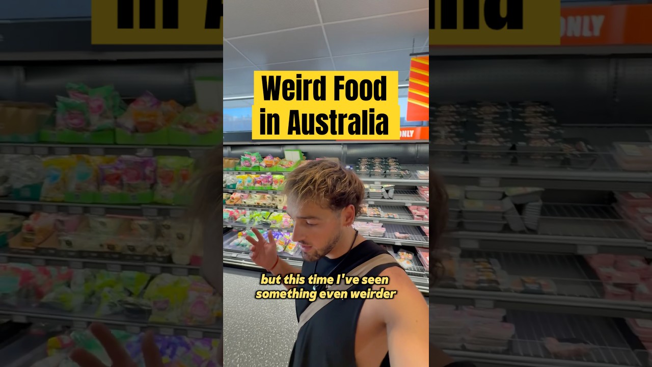 Weird Australian Food 🇦🇺#australia #sydney #travel #food #foodie #travel #culture #holiday #fyp