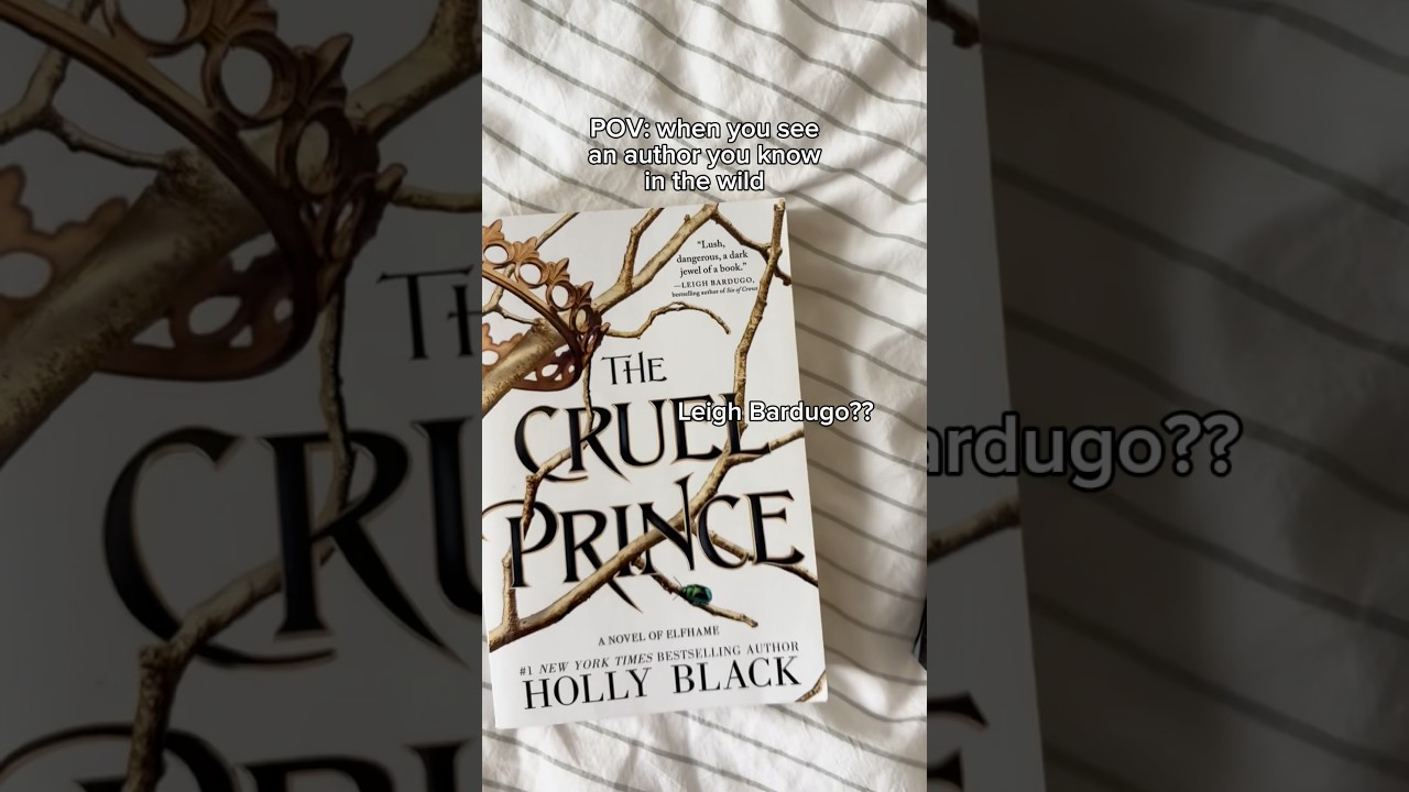 POV: when you see an author you know in the wild