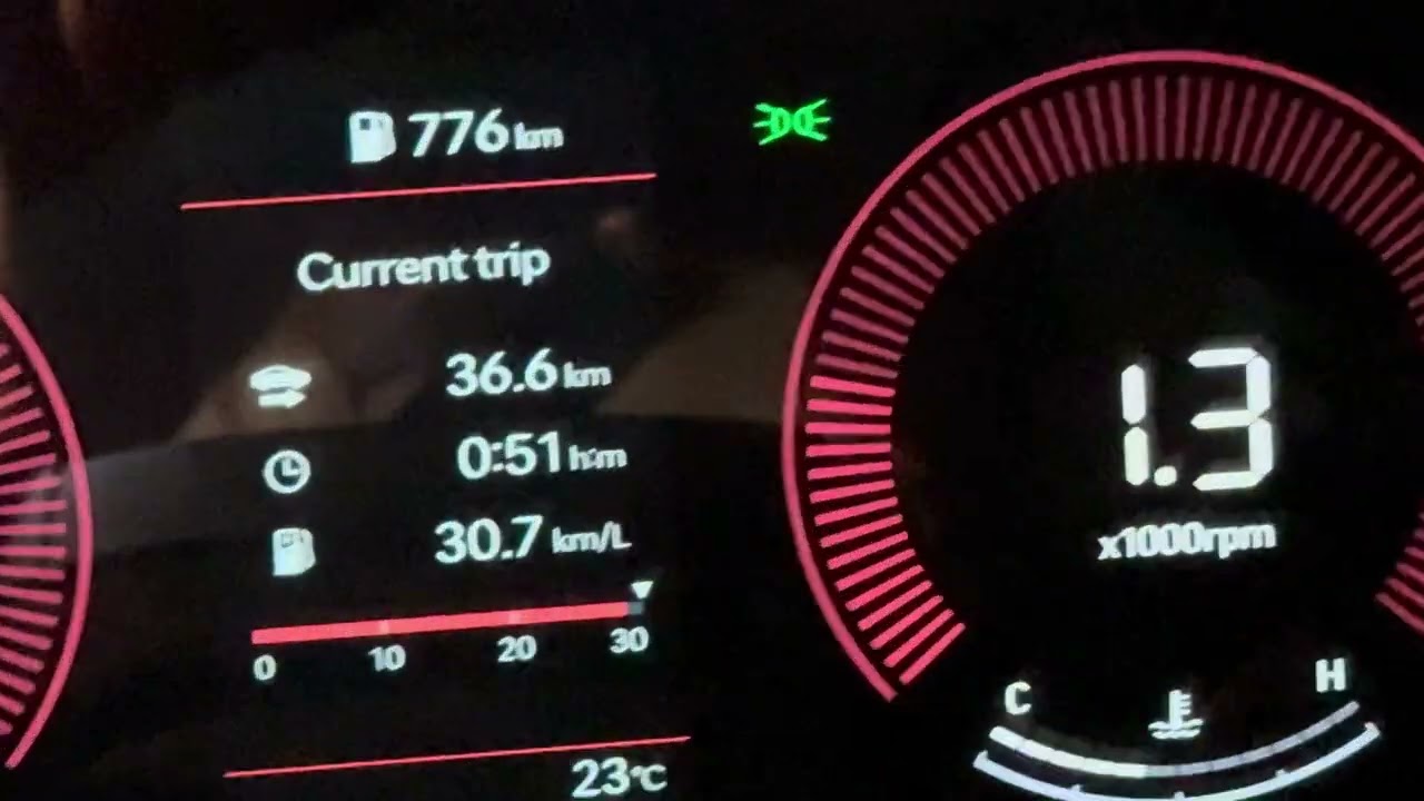 tank to tank mileage new venue, diesel, HX2 base model ￼