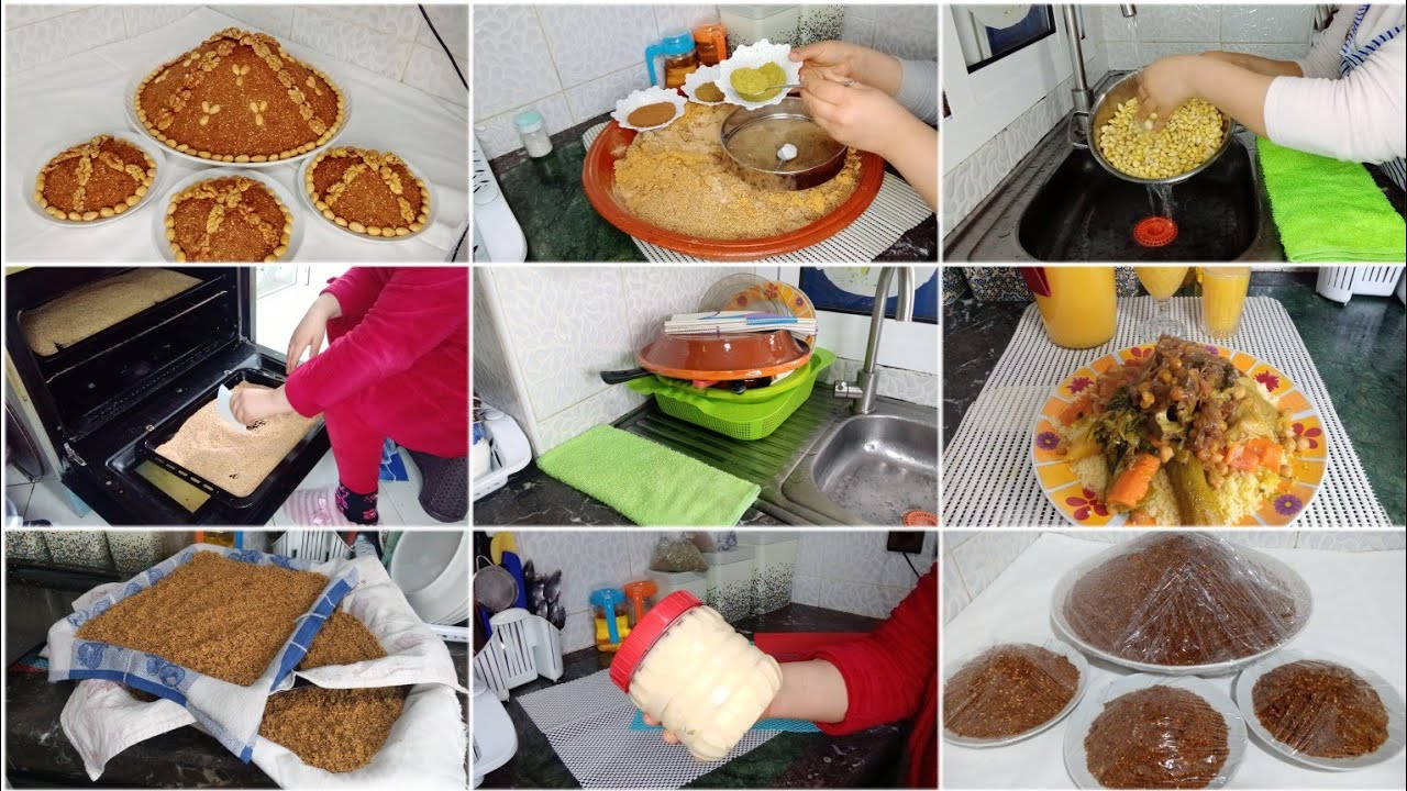 ما كاين غير روتين ديال الحداكة ونشاط وشهيوات رمضان 🌛 السفوف الملكي 2023/ نهاري معاكم كسكس المغربي 🇲🇦