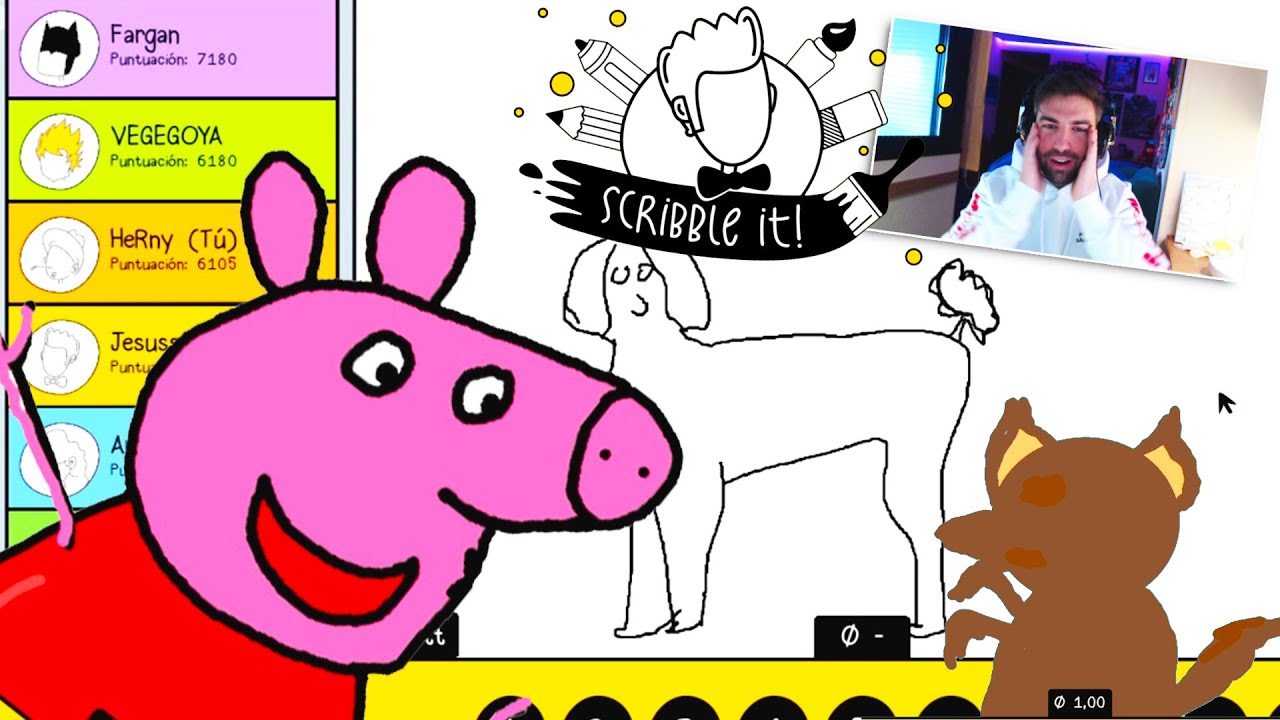 PERO SI ES UNA RATA!! 🤣 VOTACIONES ILEGALES en SCRIBBLE IT