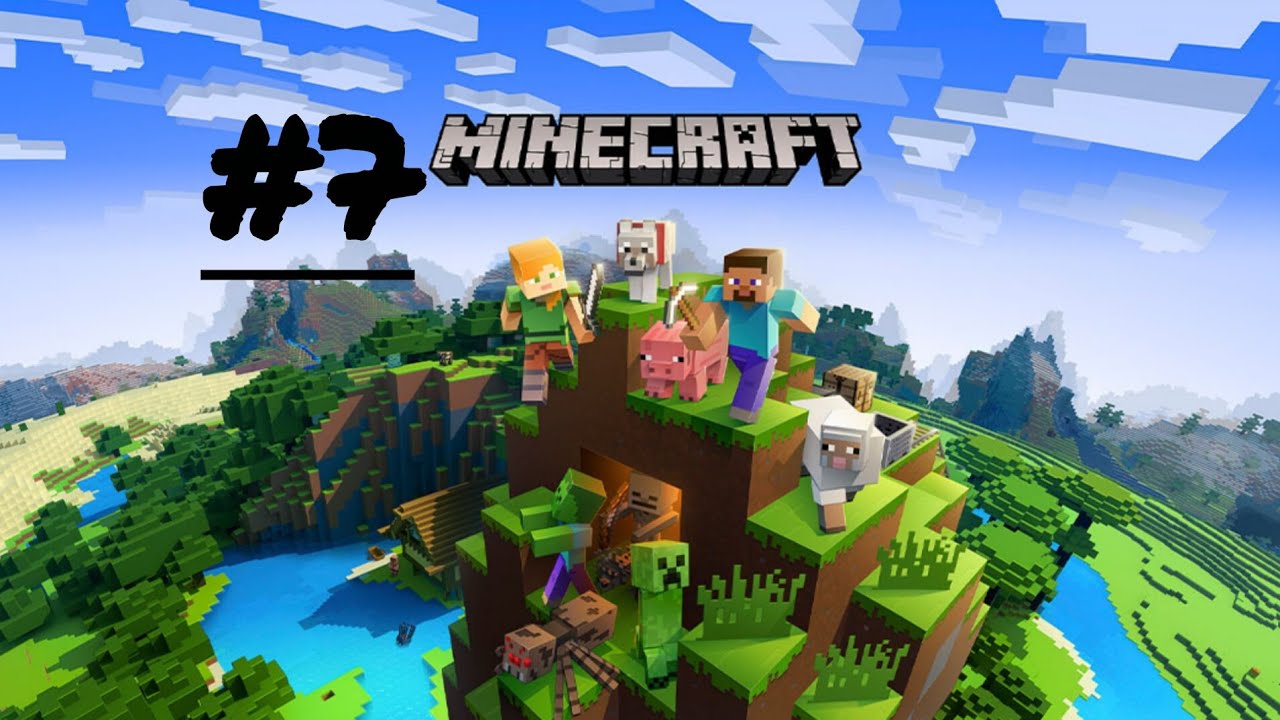 I'm play minecraft mining iron 