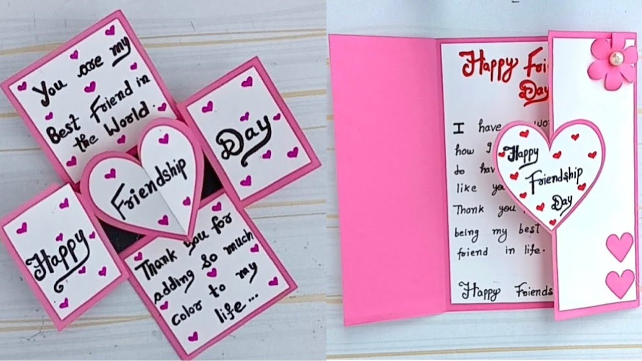 DIY - Happy Friendship Day Cards | Friendship Day Special Greeting Cards | Card For Friends