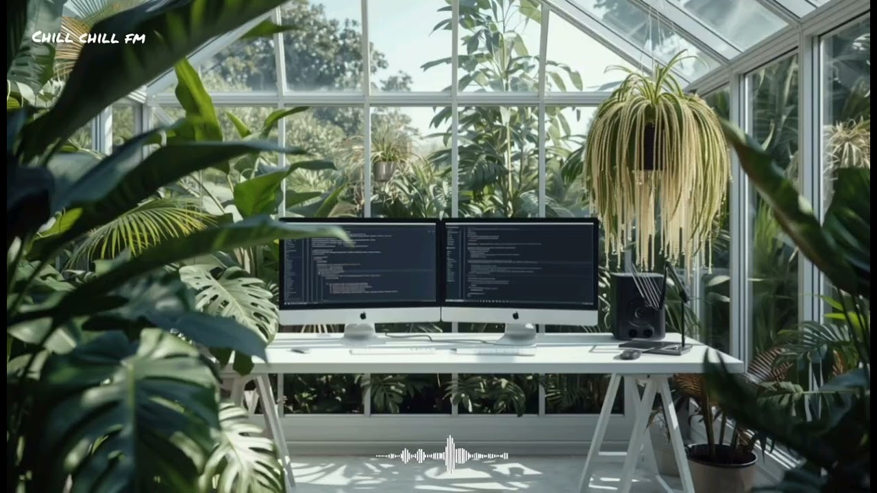 Lofi Hip Hop Mix 🌿 Work and study in a Greenhouse [Deep Study & Focus Beats] 📻 МУЗЫКА для работы 🎧