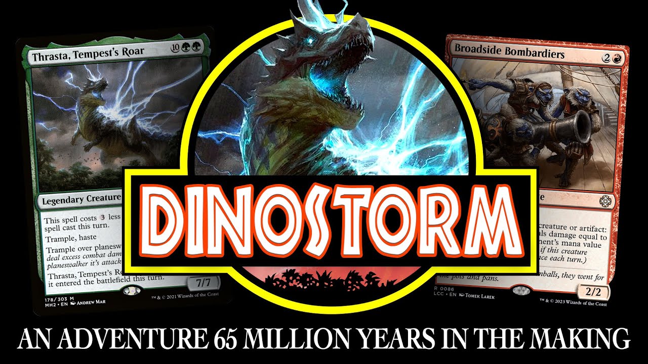 DINO-STORM! Broadside Bombardiers + Thrasta, Tempest's Roar &mdash; Legacy | Magic: The Gathering