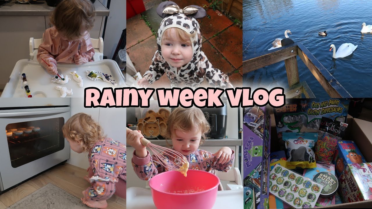 A RAINY WEEK AT HOME WITH MY DAUGHTER | Cosy Mum Vlog
