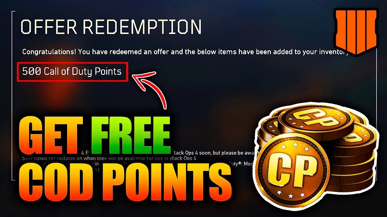 How To Get 500 COD POINTS for FREE in Black Ops 4!  (Call of Duty Companion App)
