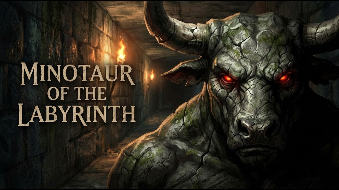 📜 Minotaur Full Story | Greek Mythology Explained