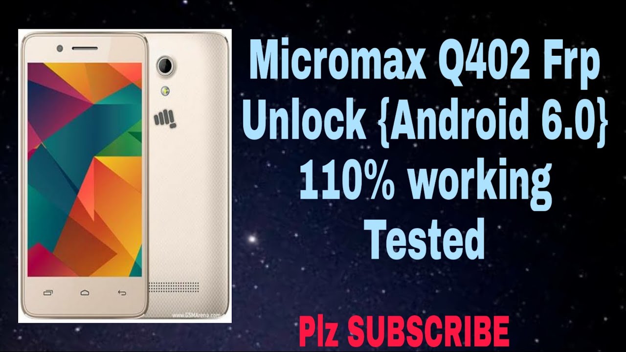 micromax Q402 frp Unlock (android 6) 1000% working Android Fastboot Reset Tool pc