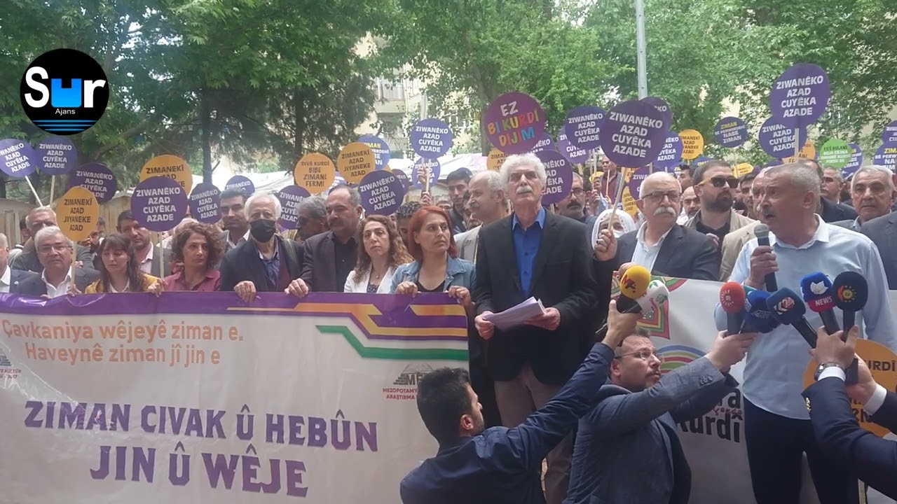 Diyarbakır’da Dil Bayramı yürüyüşüne polis engeli