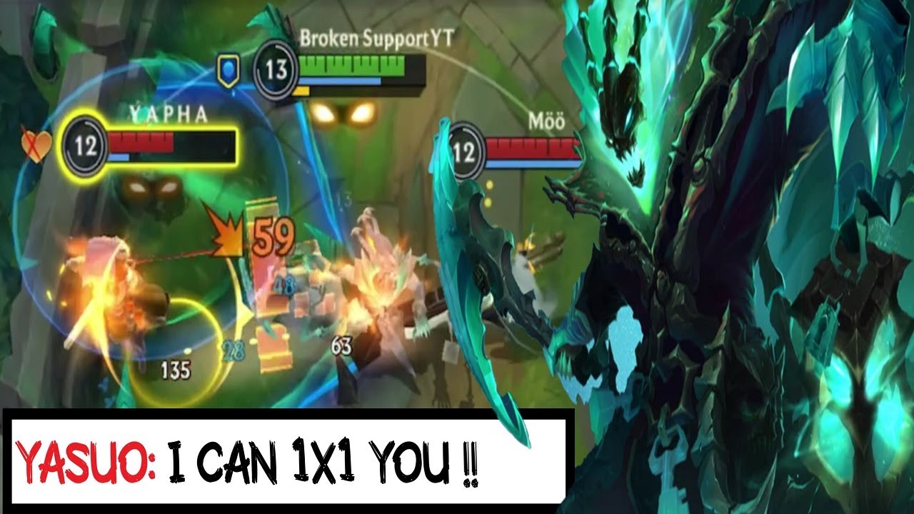 Wild Rift: HOW TO CARRY WITH THRESH IN SOLOQ ( 1X1 TRASH TALKER )