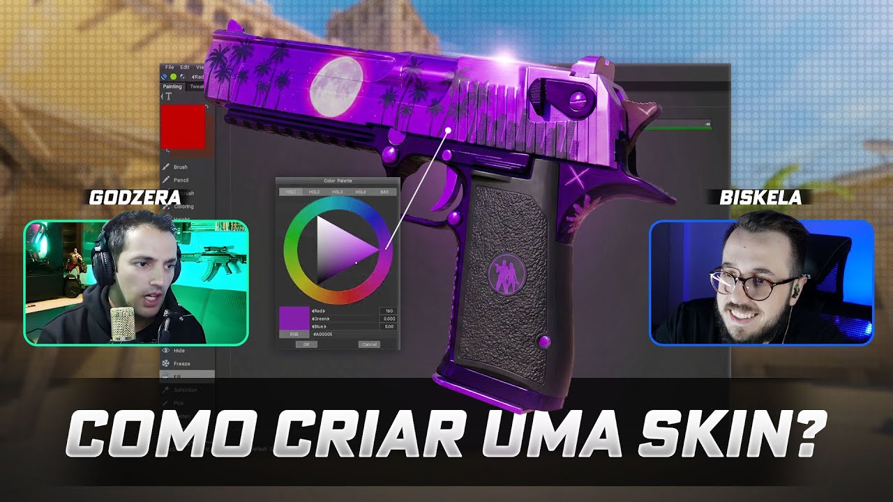 CRIAR UMA SKIN é MAIS FÁCIL do que PARECE! Explicado por um CRIADOR BR!