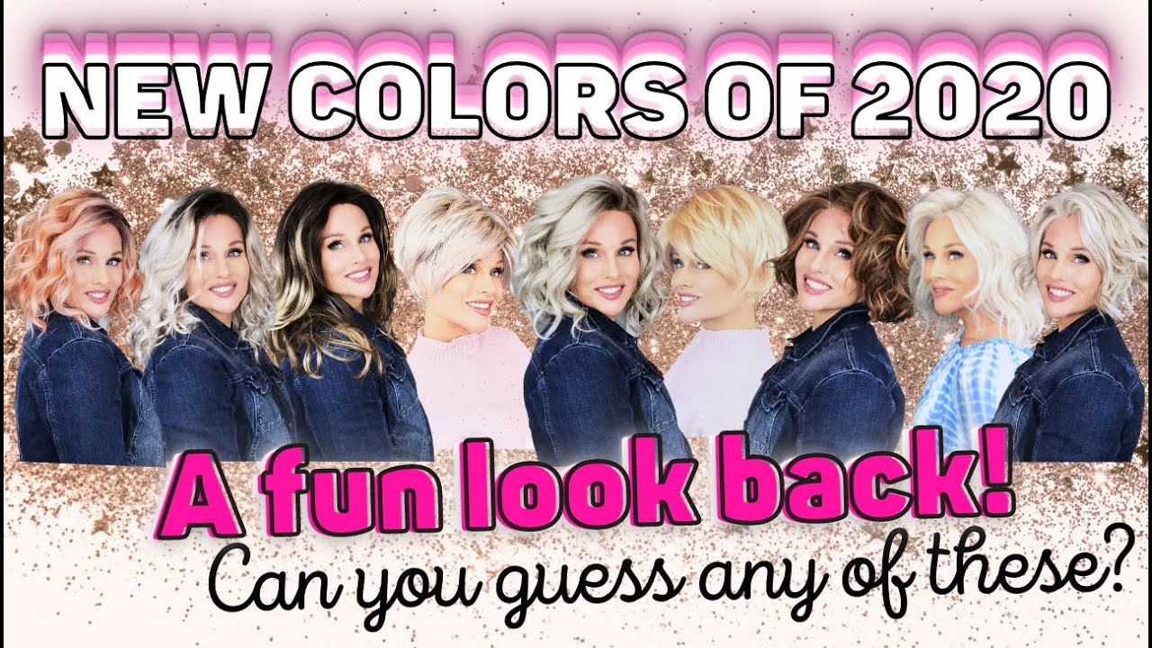 A SHOWCASE OF 9 NEW WIG COLORS INTRODUCED IN 2020! A LOOK at 9 WIGS & COLORS! Can you GUESS these?