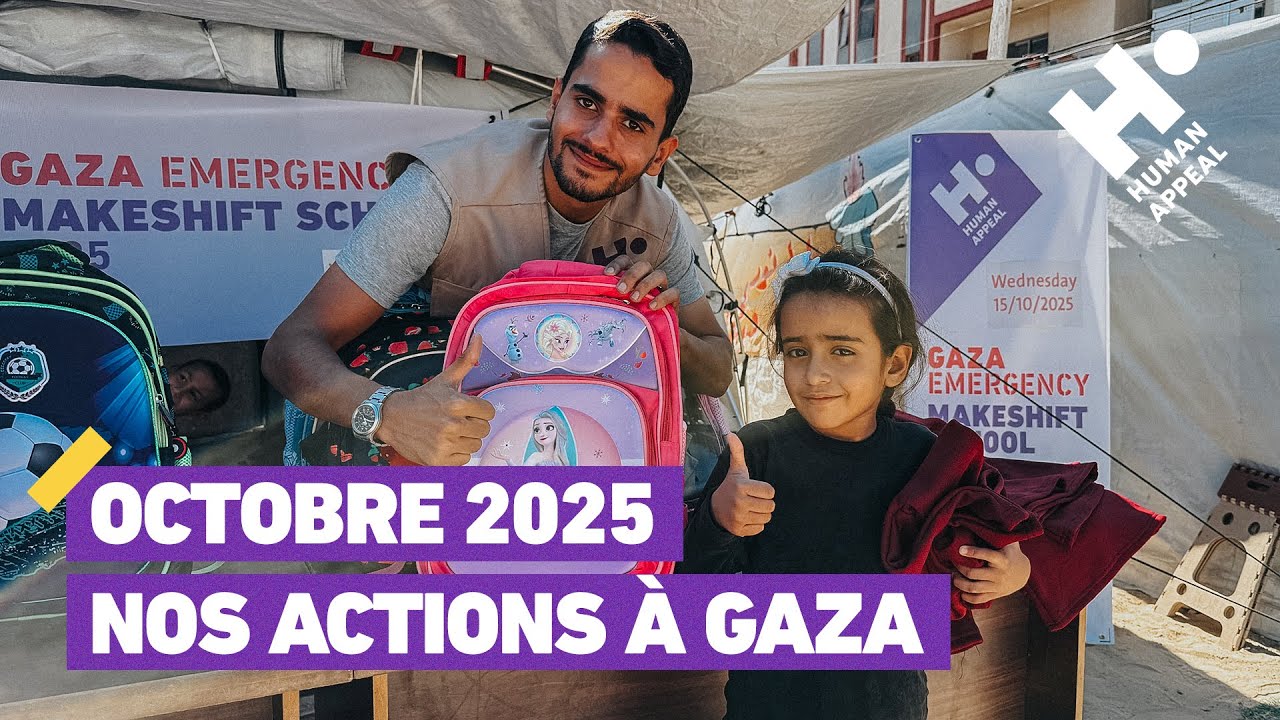 À Gaza, l'aide continue | Human Appeal France