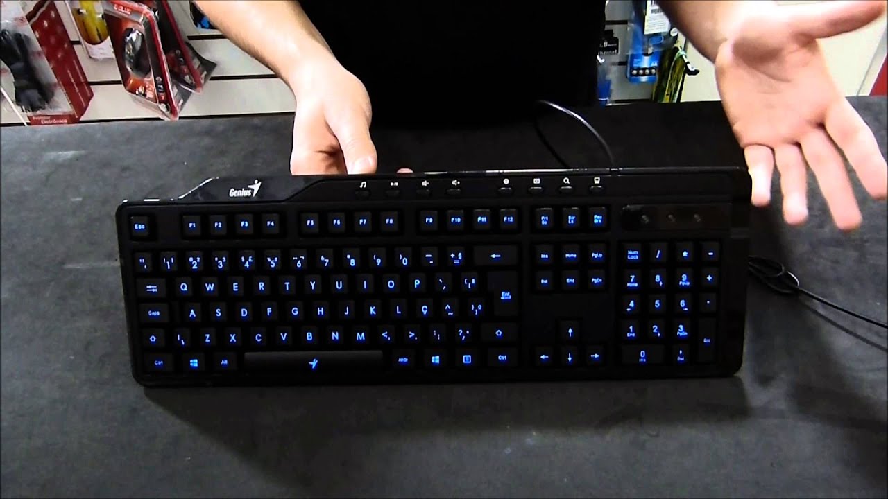 [#4 - OVERVIEW] - TECLADO ILUMINADO GENIUS KB-G255
