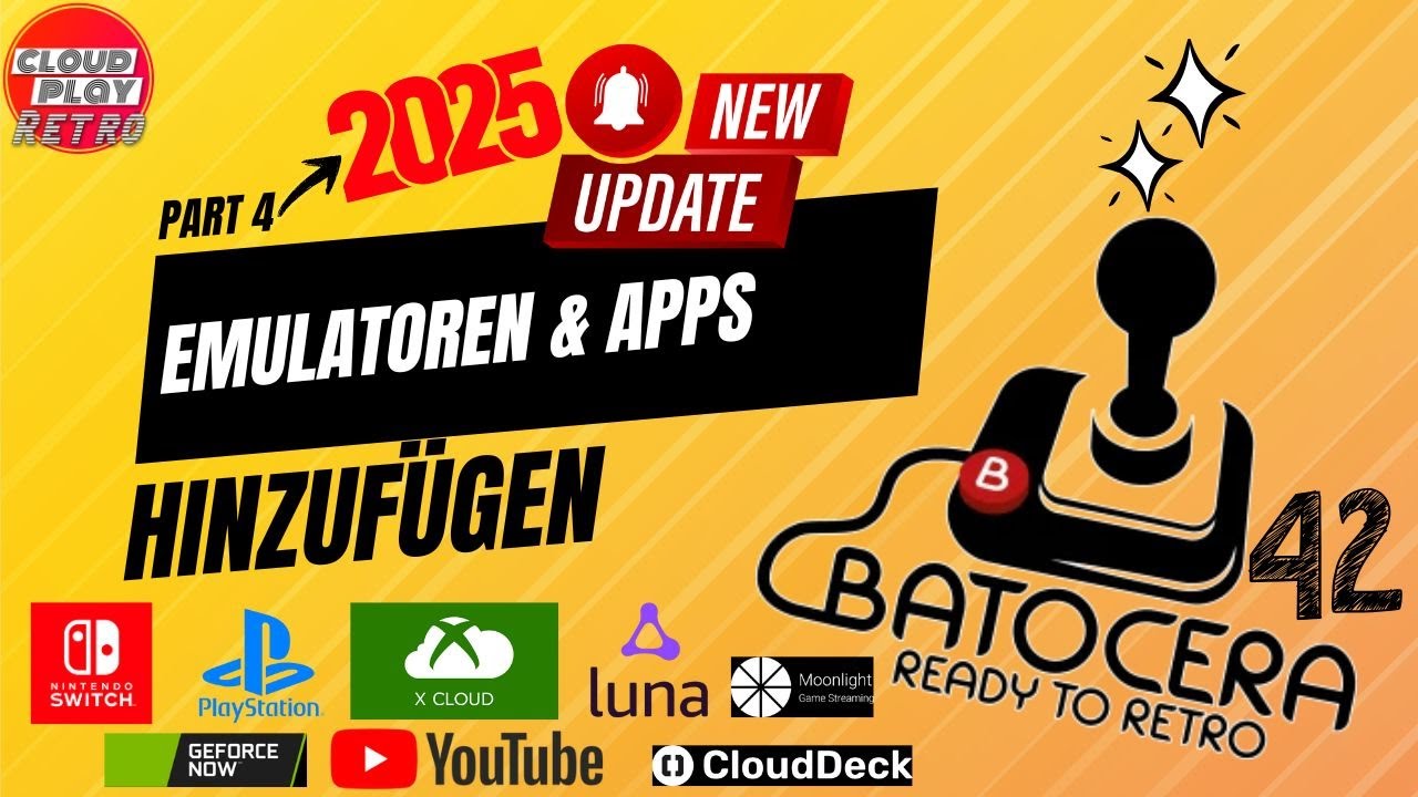 Batocera unofficial Addons 2025 | Switch, Steam, Playstation, XCloud,... auf Batocera 42 | Part 4