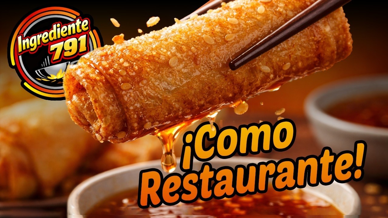 👉 El TRUCO de los Rollitos primavera PERFECTOS que los hace Crujir | Comida China