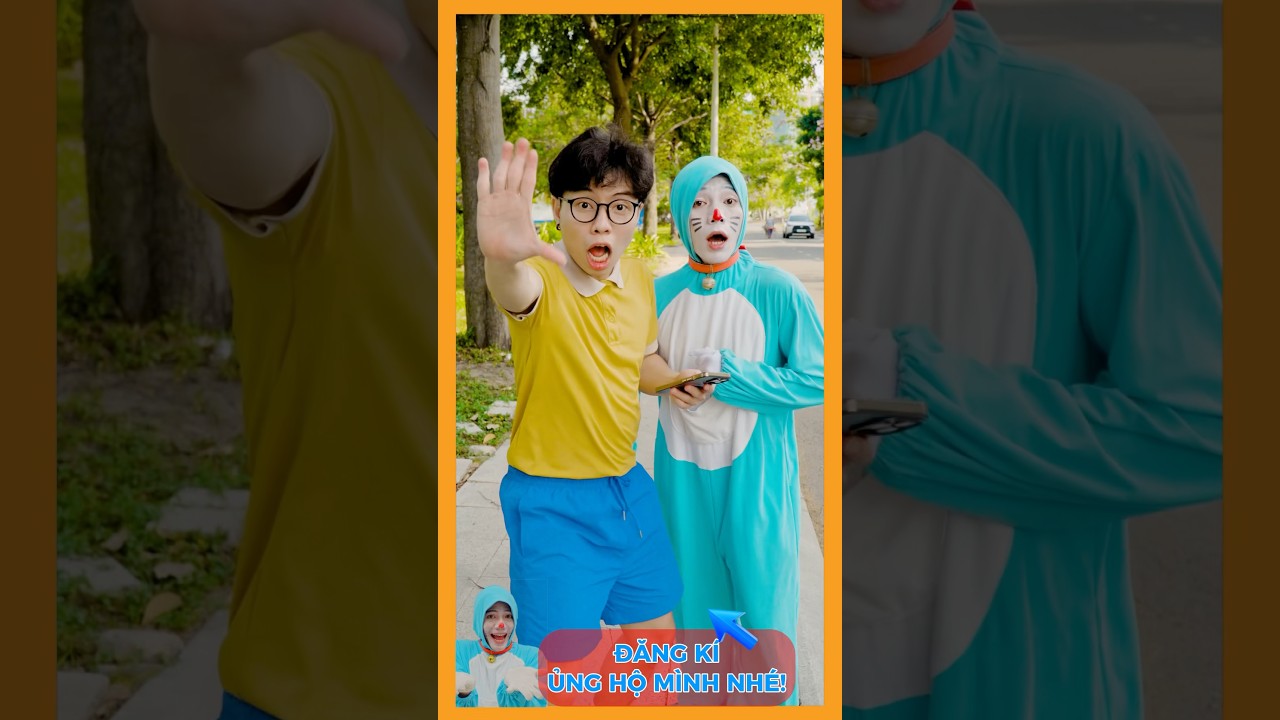 Dừng lại ngay! T&ocirc;i b&aacute;o cảnh s&aacute;t rồi #nobita #doraemon #cosplay