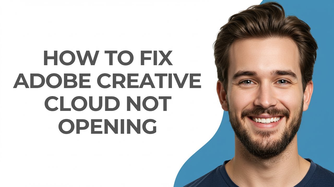 How to Fix Adobe Creative Cloud Not Opening - GUIDE!