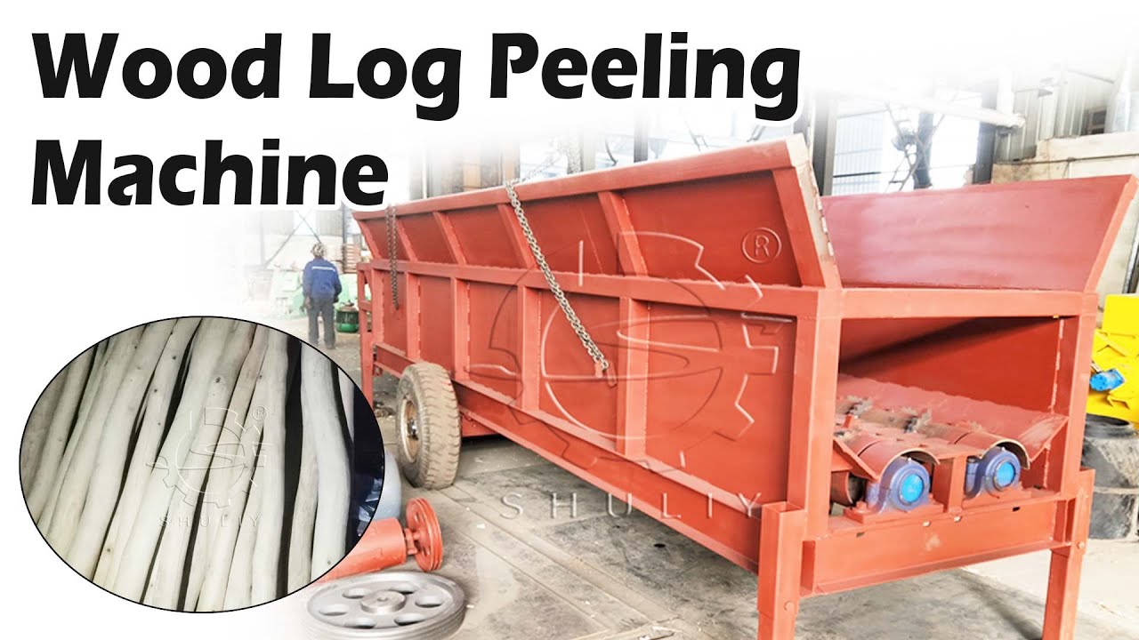 Powerful Wood Debarking Machine - Efficient Log Peeling Solution#wood #debarker #peeler