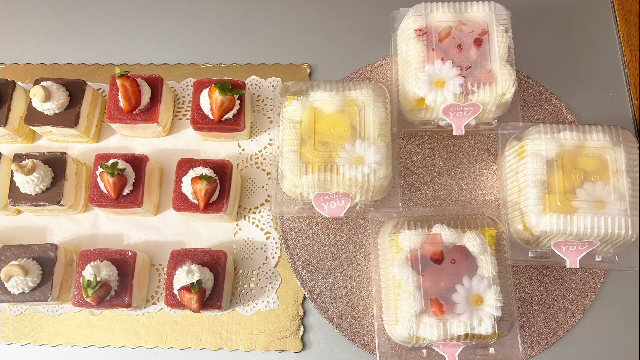 ميني كيك 🎂 🎂 اقتصادي خفيف ورطب سهل وسريع يحضر في وقت قياسي