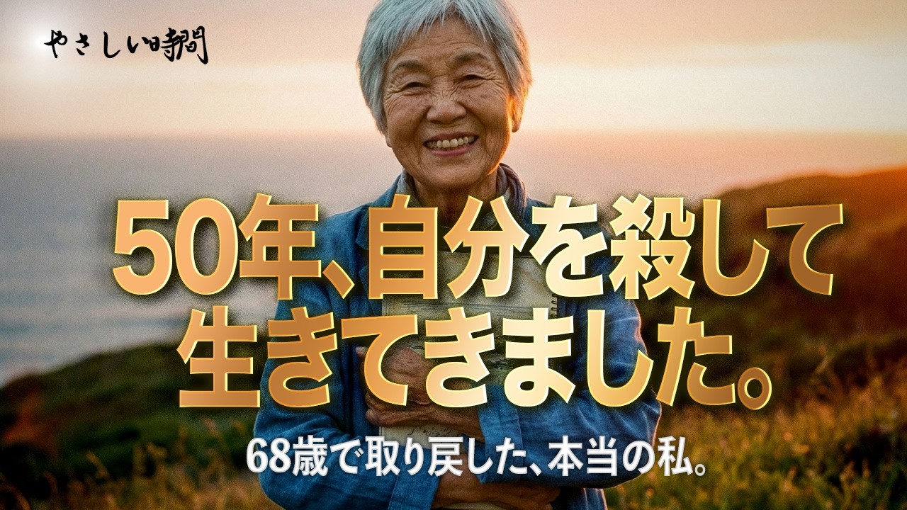 68歳、夫を亡くし「死にたい」と泣いた日々。50年前の夢をもう一度。人生を黄金色に変える情熱の秘密【睡眠用/朗読】