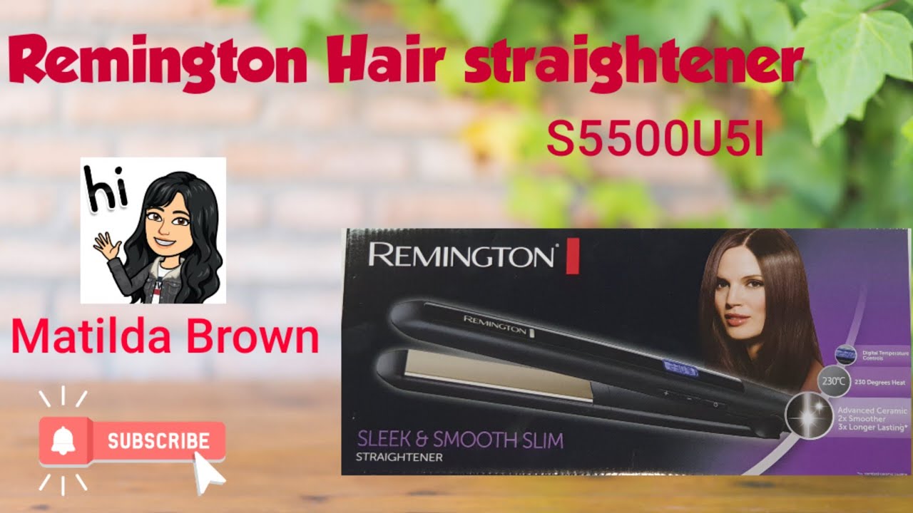 Unboxing Remington Sleek & Smooth Slim Straightener Amazing LOVED IT  😍🙌