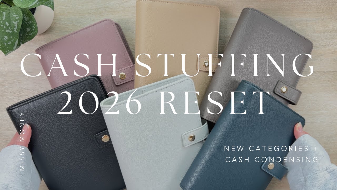 New 2026 Cash Stuffing Setup | Cash Stuffing | Cash Condensing | New Savings Challenges