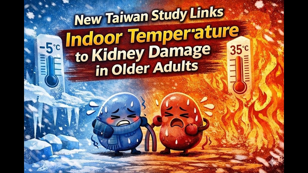 New Taiwan Study Links Indoor Temperature to Kidney Damage in Older Adults