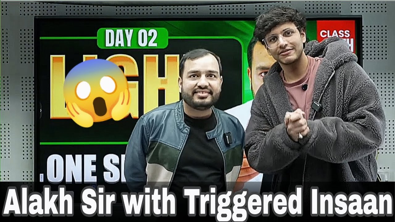 Triggered Insaan & Alakh Sir in Live Class 😱| Unexpected Collab| Fukra Insaan 