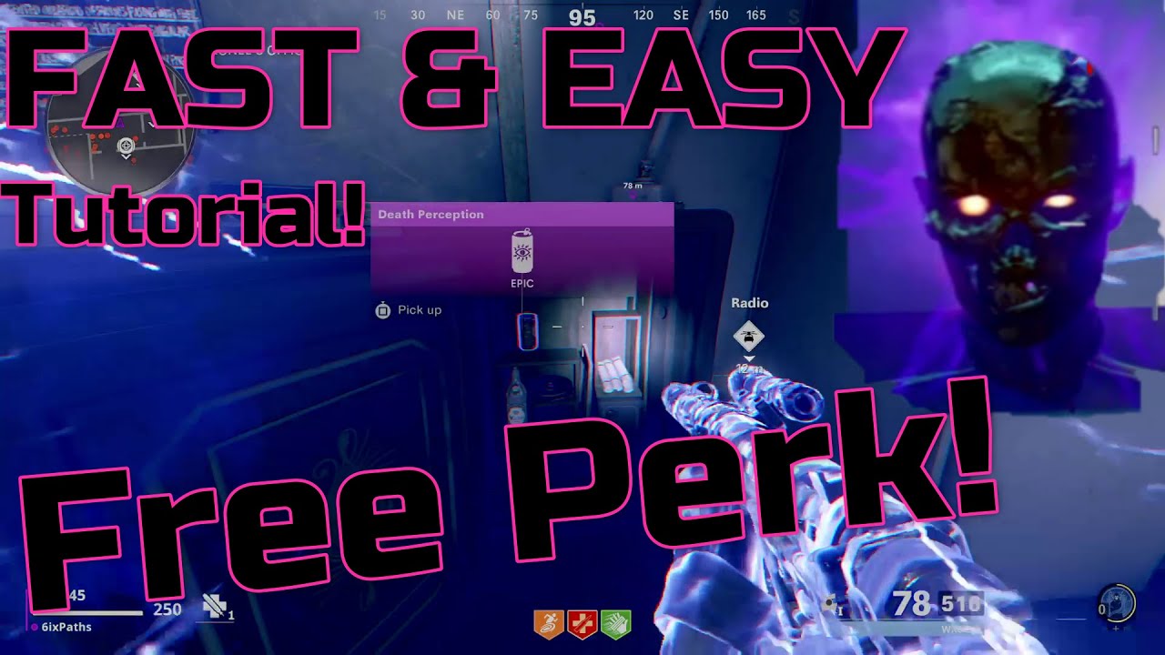**FAST & EASY GUIDE** FREE PERK IN FIREBASE Z! | COLDWAR ZOMBIES!