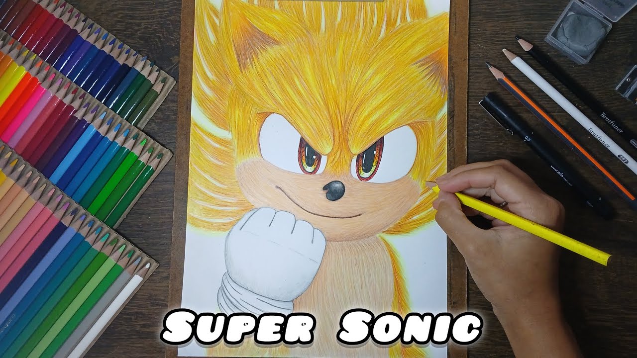 Colorindo o Super Sonic [Tempo real:3h15] | Nicole Niemeyer