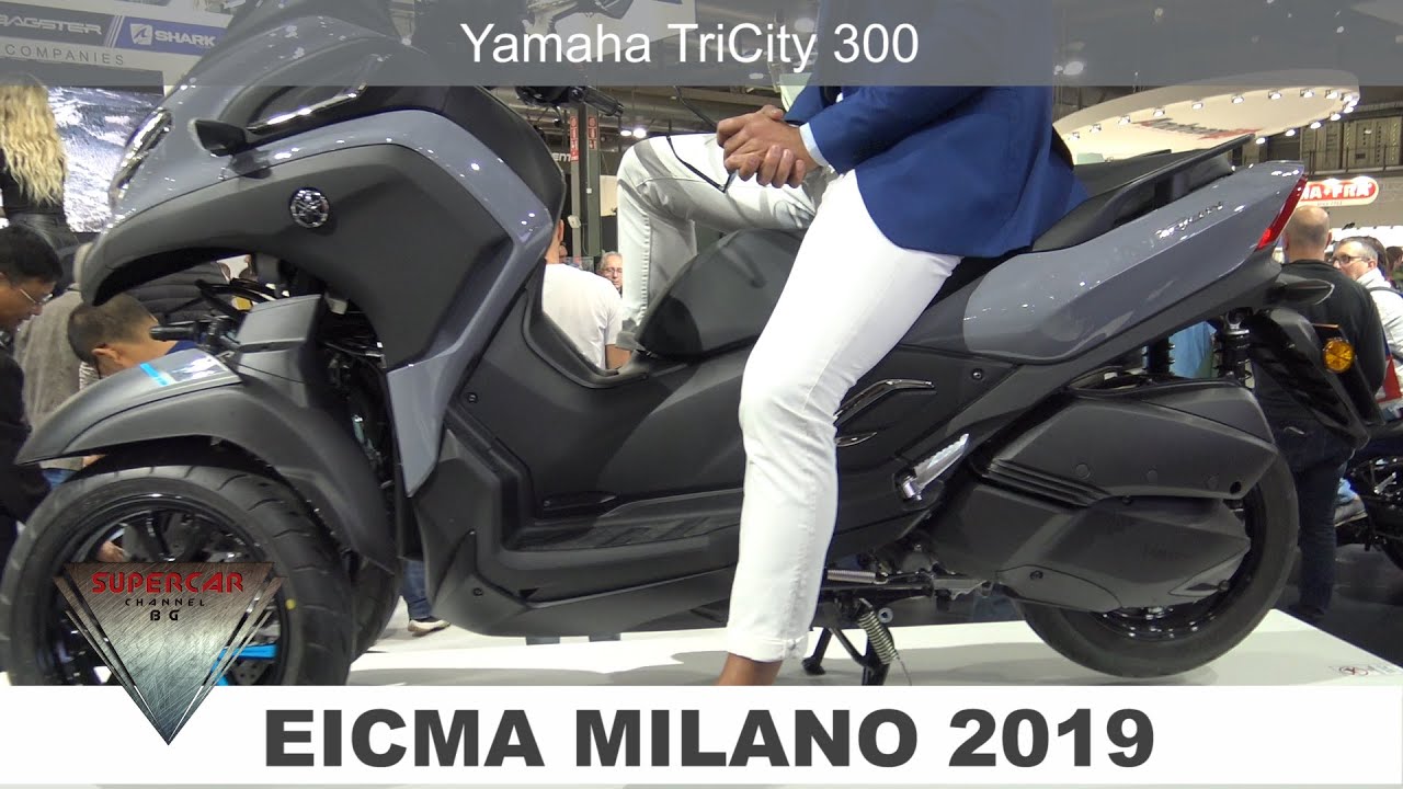 2020 Yamaha TriCity 300 All New Walkaround Debut at EICMA 2019 Fiera Milano Rho