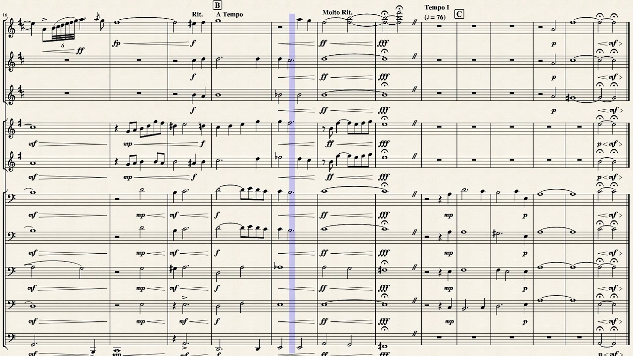 Autumn Leaves - Bluecoats Corps Song Transcription