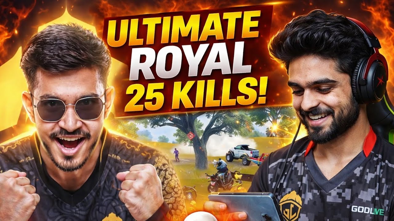 Godl Lolzz&Admino Gaming Ultimate Royal 25 Kills||दोनो भाई दोनो तबाही 🥵#jonathangaming #lolzzzgaming