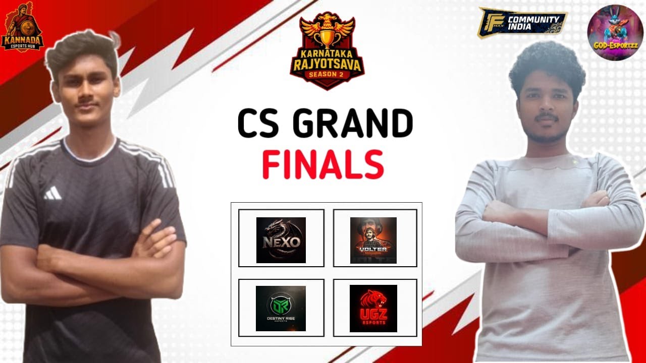 CS GRAND FINALS || KRS SEASON 2 || FREE FIRE MAX #ESPORTS||GOD EZPORTZ||